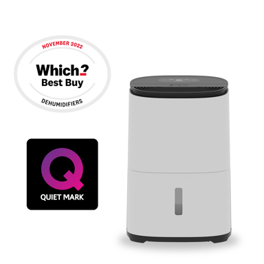 Deshumidificador y purificador de aire MeacoDry Arete® One 10L, ideal para eliminar la humedad y mejorar la calidad del aire, ultra silencioso, eficiente y de bajo consumo.