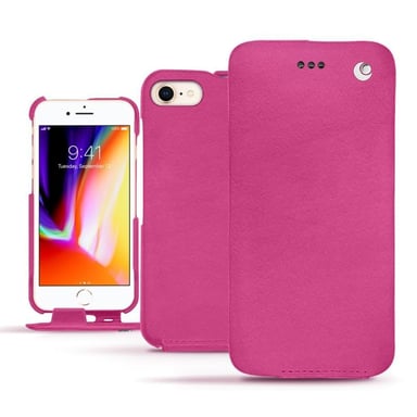 Housse cuir Apple iPhone 8 -  - Rose - Cuir lisse premium