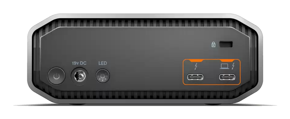 SanDisk Professional 26 to G Drive Project Disque Dur Haute Capacité Thunderbolt 3 USB 10Gbps 7200RPM Ultrastar jusqu'à 260Mo/ en Lecture - vue 2