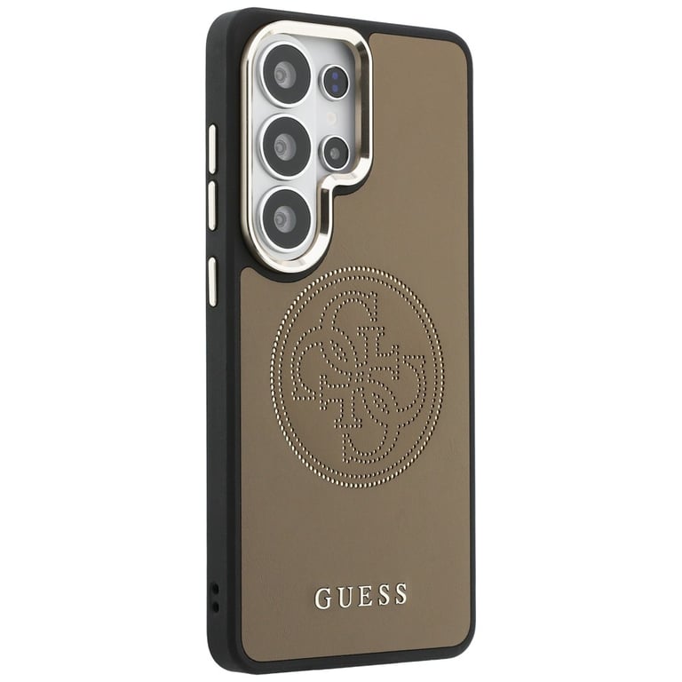 Guess Étui Perforated Logo MagSafe pour Samsung Galaxy S26 Ultra Marron - vue 4