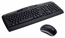 Logitech Wireless Combo MK330 clavier Souris incluse Bureau RF sans fil QWERTY US International Noir - Neuf