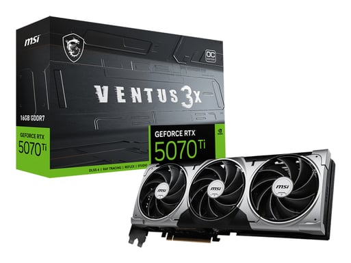MSI GeForce RTX 5070 Ti 16G VENTUS 3X OC NVIDIA 16 Go GDDR7