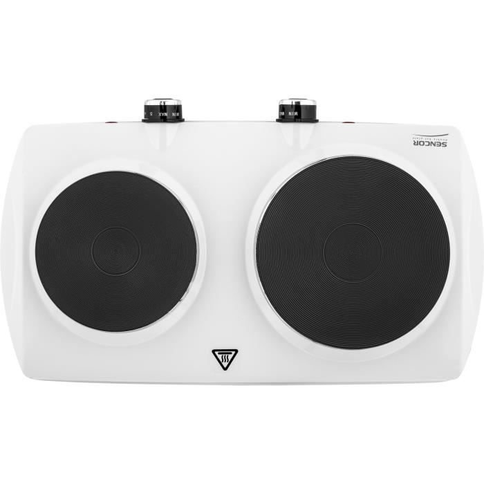 Plaque de cuisson électrique SENCOR SCP 2253WH EUE4 2 foyers - vue 5