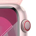 Watch Series 9 GPS + Cellular, cassa in alluminio da 45 mm con fibbia sportiva, rosa