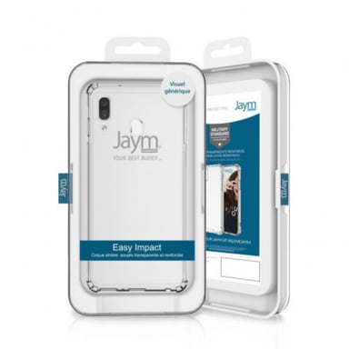 JAYM - Custodia rinforzata per Samsung Galaxy S22 Ultra - Flessibile e resistente - Certificata 2 Metri di Caduta - Trasparente