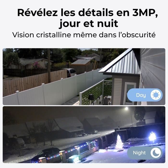 Caméra extérieure REOLINK B310 Panneau solaire - vue 2