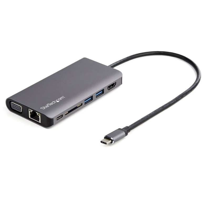 StarTech.com Adaptateur multiport USB C Lecteur de carte mémoire SD Power Delivery - vue 2