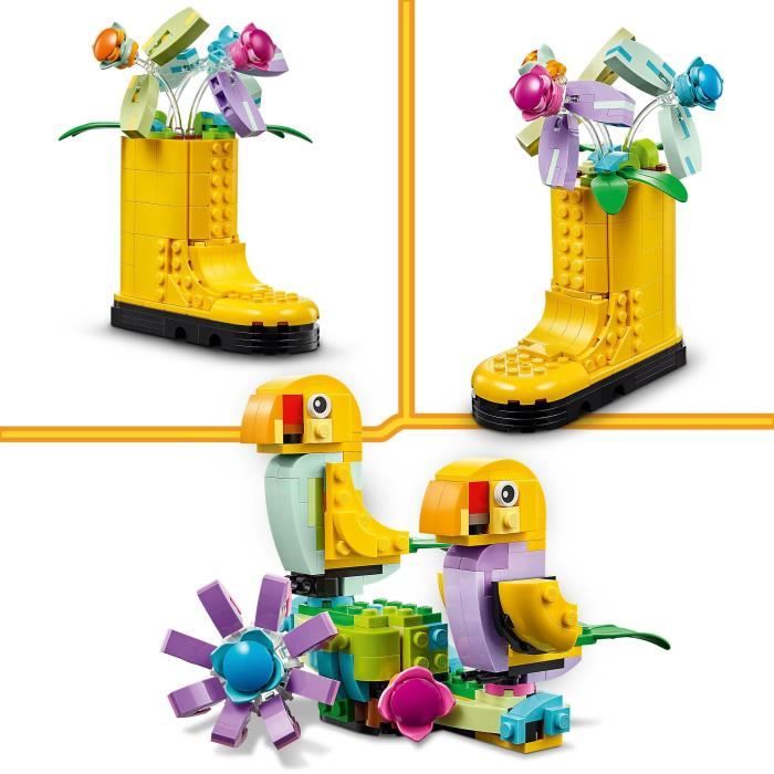 Ensemble LEGO Creator 31149 : Fleurs dans l'Arrosoir - Créativité et Amusement - Neuf