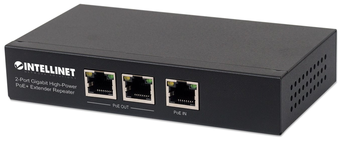 Poe+ Extender Intellinet 2 Ports Gigabit - vue 2