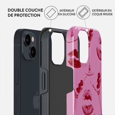 Burga Coque Tough MagSafe pour Apple iPhone 15 - Call me