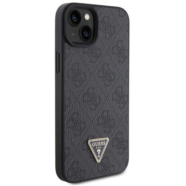 Coque pour Apple iPhone 15 Triangle Strass 4G Guess - vue 3