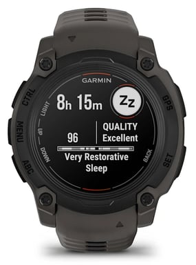 Garmin Instinct E 2,18 cm [0.86] MIP 40 mm Digitale 166 x 166 Pixel Nero GPS [satellitare] (Garmin Instinct E - sort fiberforst?rk)