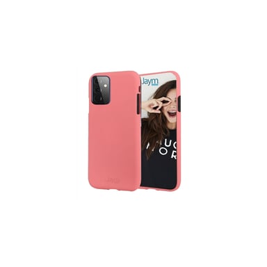 JAYM - Coque Silicone Soft Feeling Rose pour Samsung Galaxy A02S – Finition Silicone – Toucher Ultra Doux