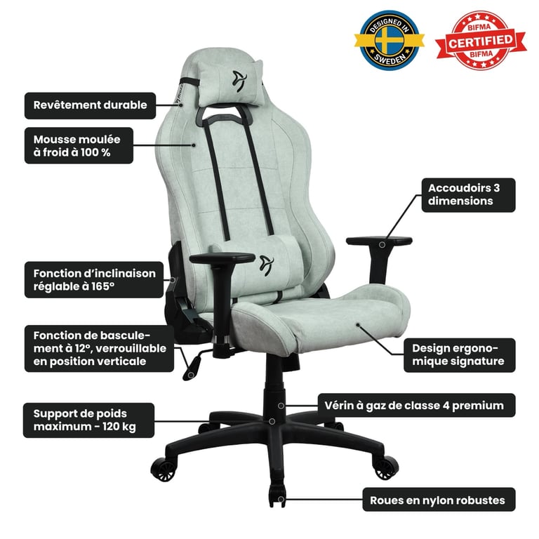 Arozzi Torretta SoftFabric™ v2 Neuf - vue 3