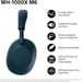 Casque Arceau Sony WH1000XM6 avec Réduction Active du Bruit Bleu