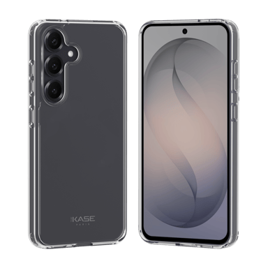 Coque hybride invisible fabriqué avec 83% de plastique recyclé pour Samsung Galaxy S26+ 5G, Transparente