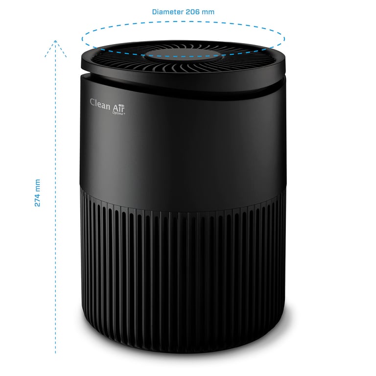 Purificateur d'air Clean Air Optima CA-503B Compact Smart – HEPA Ioniseur 30m² - vue 3
