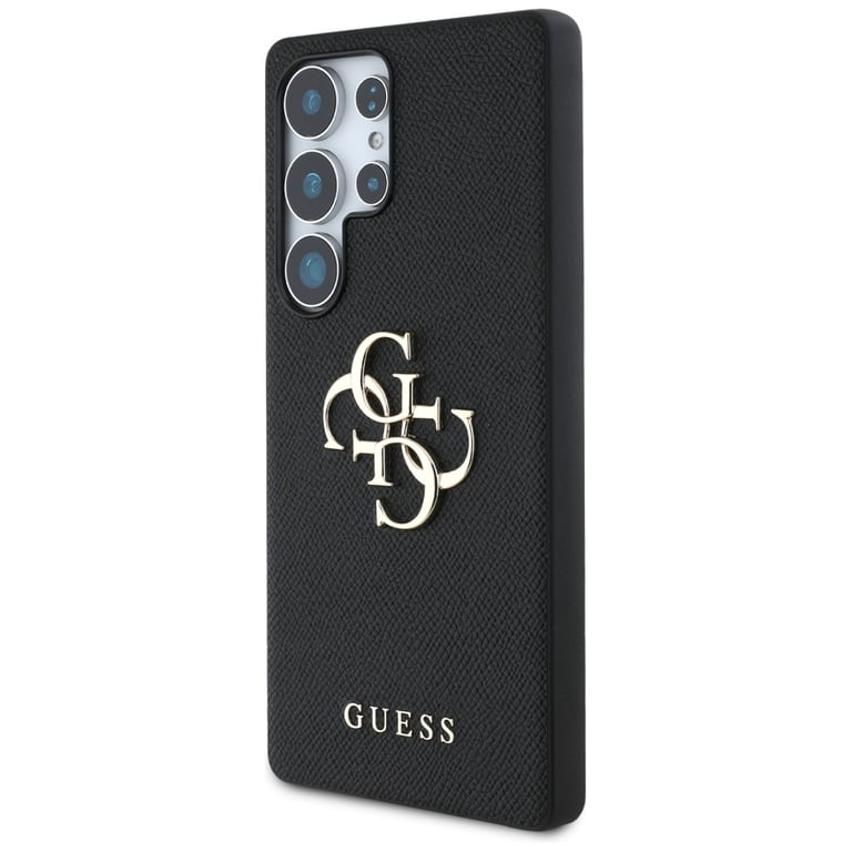 Guess PU Grained 4G Metal Logo Back Cover pour Samsung Galaxy S25 Ultra - vue 2