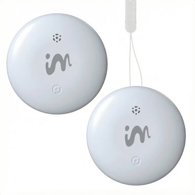 imoshion Wireless Tag - Tracker Bluetooth pour Android - 2 pack - Blanc