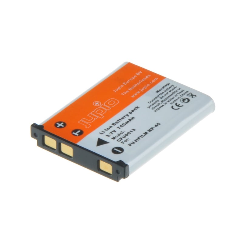Jupio Batterie appareil photo CFU0013 Li-Ion 520 mAh 3,7 V compatible Fujifilm NP-45