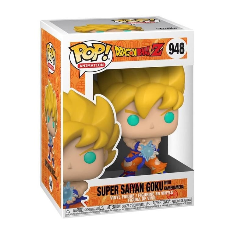 Figurine Funko Pop! Animation : Dragon Ball Z S9 SS Goku w/ Kamehameha Wave - vue 4