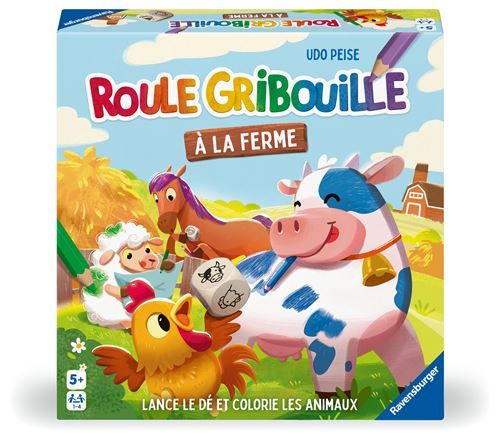 Jeu classique Ravensburger Roule Gribouille à la ferme - vue 4