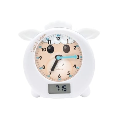 LEXIBOOK - Mon Reveil Educatif LEON Coach de Sommeil - Conteur dHistoires et Lumieres version FR