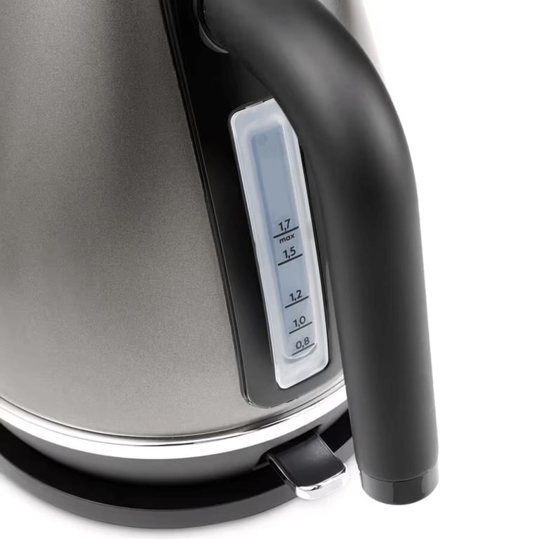 Bouilloire électrique DeLonghi Distinta KBIN2001.TB - 1,7 L, titane - Neuf