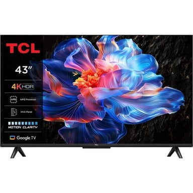 TCL P6K 43P6K TV 109,2 cm (43'') 4K Ultra HD Smart TV Wifi Métallique
