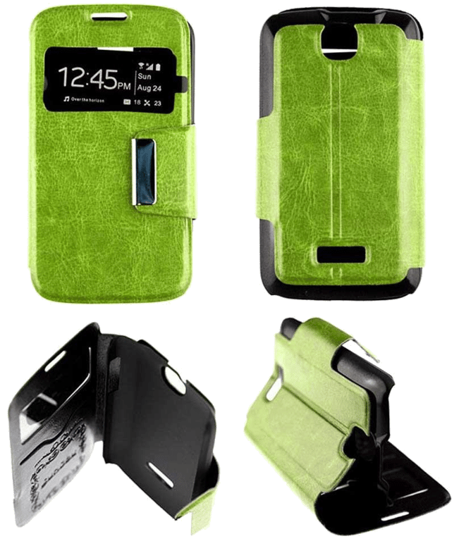 Etui Folio compatible Vert Wiko Cink +