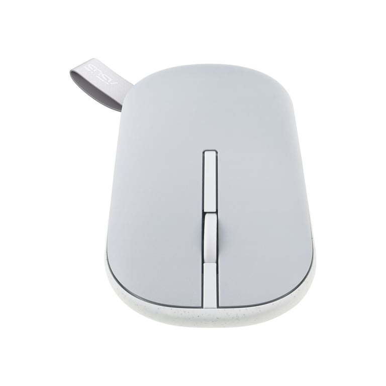 ASUS Marshmallow Mouse MD100 souris Bureau Ambidextre RF sans fil + Bluetooth Optique 1600 DPI - Neuf