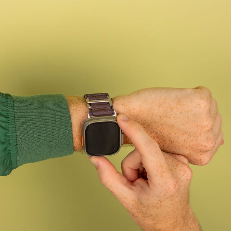 imoshion Bracelet en nylon Alpine pour Apple Watch Series 1 á 10 / SE / Ultra 2 44454649 mm Neuf - vue 9