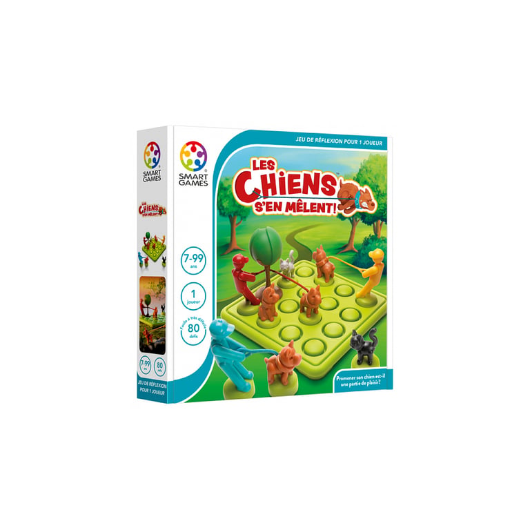 SmartGames : Les Chiens 'en Mêlent Jeu de Logique et de Déduction Neuf