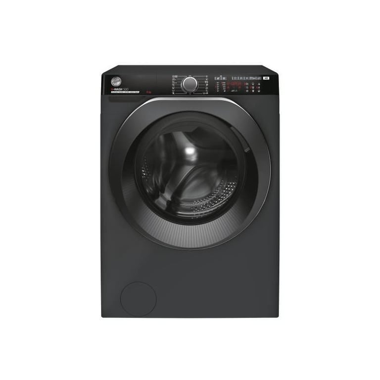 Lave linge hublot HOOVER H WASH 500 HWP48AMBCR1 8 kg Induction 1400 trsmin Classe A connecté vapeur