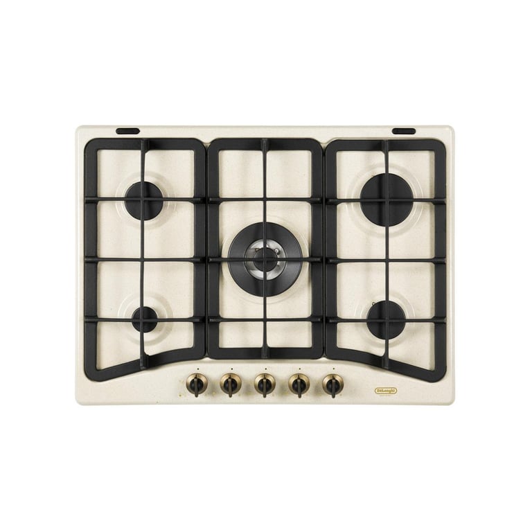 DeLonghi AVF 57 PRO Intégré Cuisinière à gaz Émaillé Avoine Fonte Rotatif
