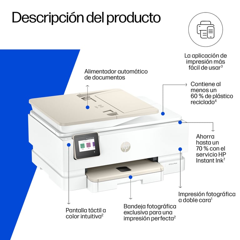 HP Envy 7934 All in One Couleur Imprimante - vue 6