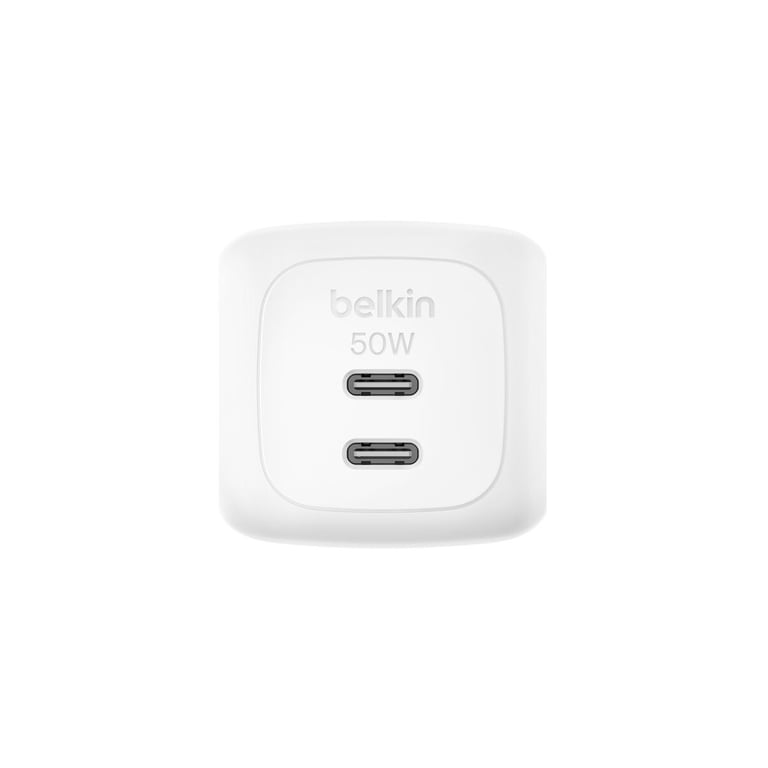 Belkin BoostCharge Pro Chargeur secteur GaN deux ports USB C avec câble USB C - vue 4