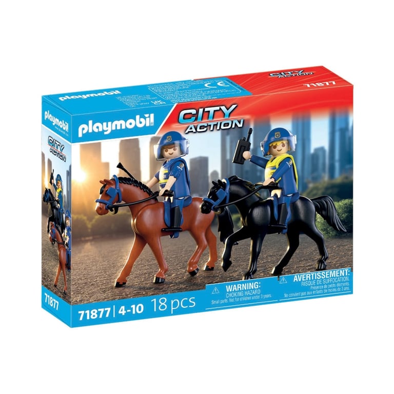 Playmobil City Action 71877 Police à Cheval - vue 2