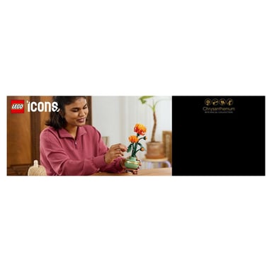 Set di costruzioni LEGO® Icons: Crisantemo 10368 - Elegante decorazione floreale