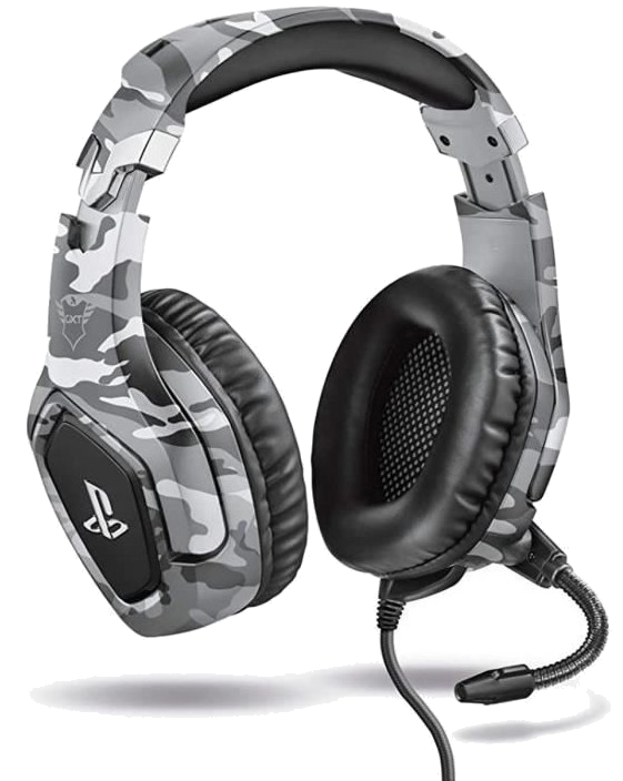Casque-Micro Gaming - TRUST - Forze - Gris - PS4