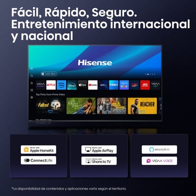 Hisense 50A6Q Televisor 127 cm (50'') 4K Ultra HD Smart TV Wifi Negro 200 cd / m²