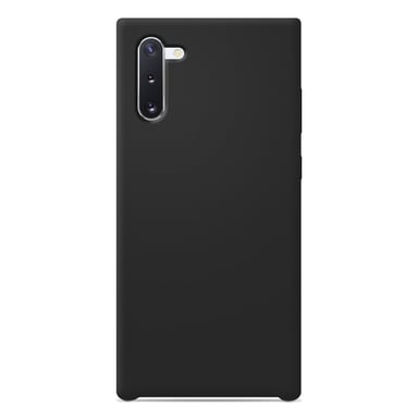 Coque silicone unie Soft Touch Noir compatible Samsung Galaxy Note 10