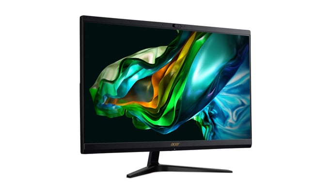 Acer Aspire C24-1800 Intel® Core? i5 i5-12450H 60,5 cm (23,8'') 1920 x 1080 pixel PC All-in-One 16 GB DDR4-SDRAM 1 TB SSD Windows 11 Home Nero