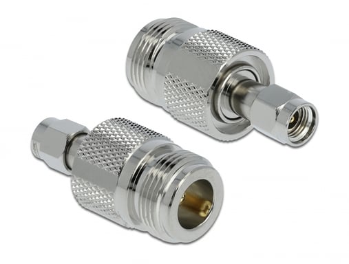 DeLOCK 89903 adattatore per inversione del genere dei cavi RP-SMA Grigio (Delock antenneadapter)