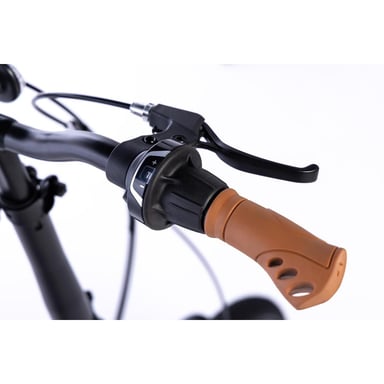 Bicicleta Plegable Urbana LIGHT 20'' Negra , aluminio, SHIMANO 7v.