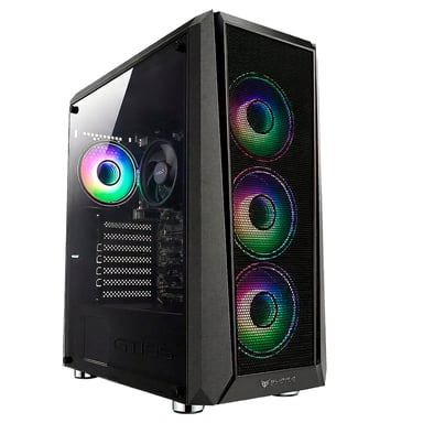 PC Gaming AMD Ryzen 5 5600G 8Go RAM 512Go SSD NVMe Windows 11 Boîtier GTI 95 Supra Noir