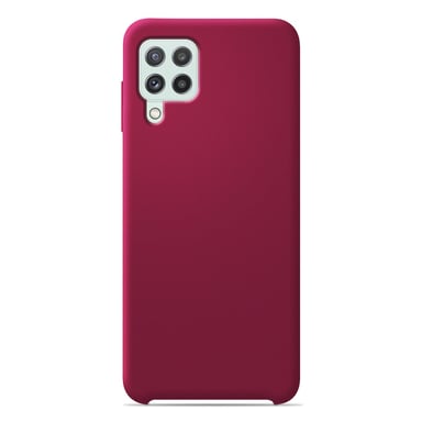 Coque silicone unie Soft Touch Rouge Passion compatible Samsung Galaxy A22 4G