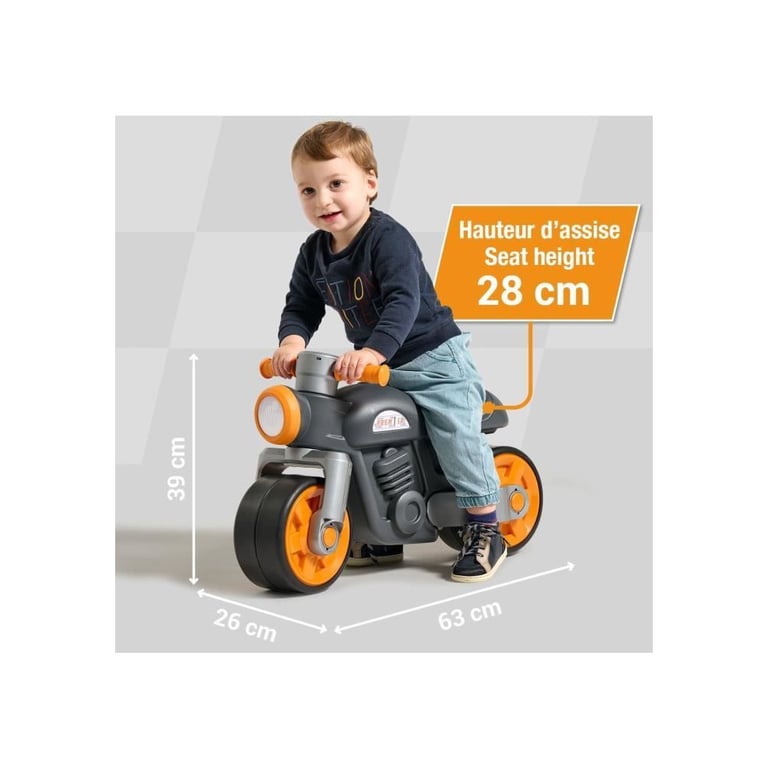 Draisienne Moto Premier FALK Avec roues silencieuses 75% Plastique Recyclé 100% Fabriqué en France Dès - vue 5