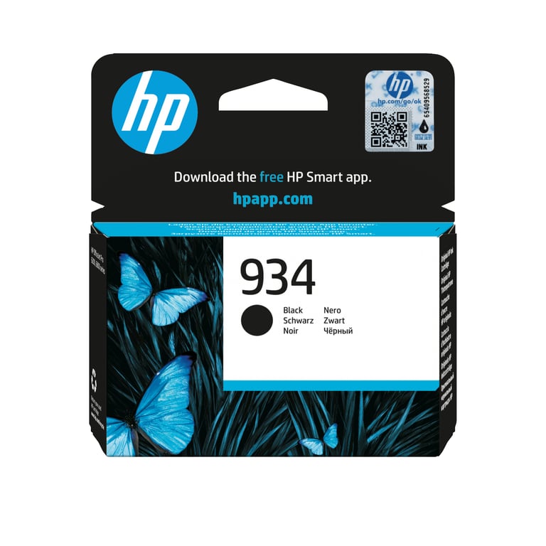 Cartouche d'encre originale HP 934 Noir - Neuf