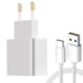 Cargador y cable de alimentación USB-C original de Vivo de 18W blanco